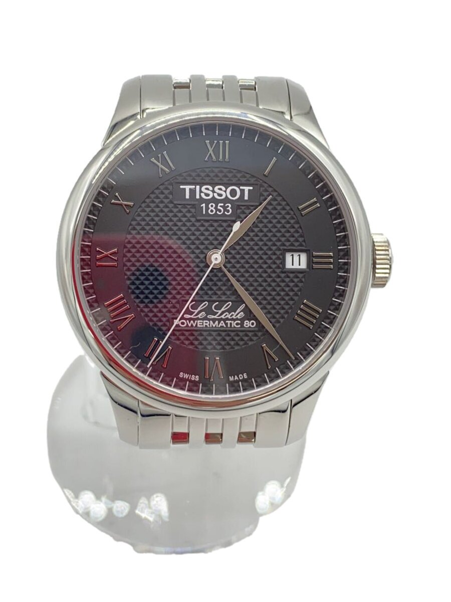 【中古】TISSOT◆ル・ロックル パワーマティック80/自動小銃巻ウオッチ/T006.407.11.053.00/未当てはめる品【服飾雑貨他】