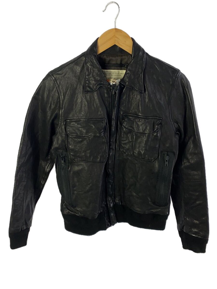 【中古】OMNIGOD◆レザージャケット・ブルゾン/2/羊革/BLK/58-808Z【レディースウェア】|2nd STREET 店