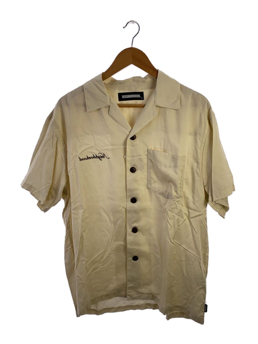 【中古】NEIGHBORHOOD◆BIG YOUTH/R-SHIRT.SS/半袖プルオーバー/M/人絹/BEG/211TSNH-SHM08【メンズウェア】