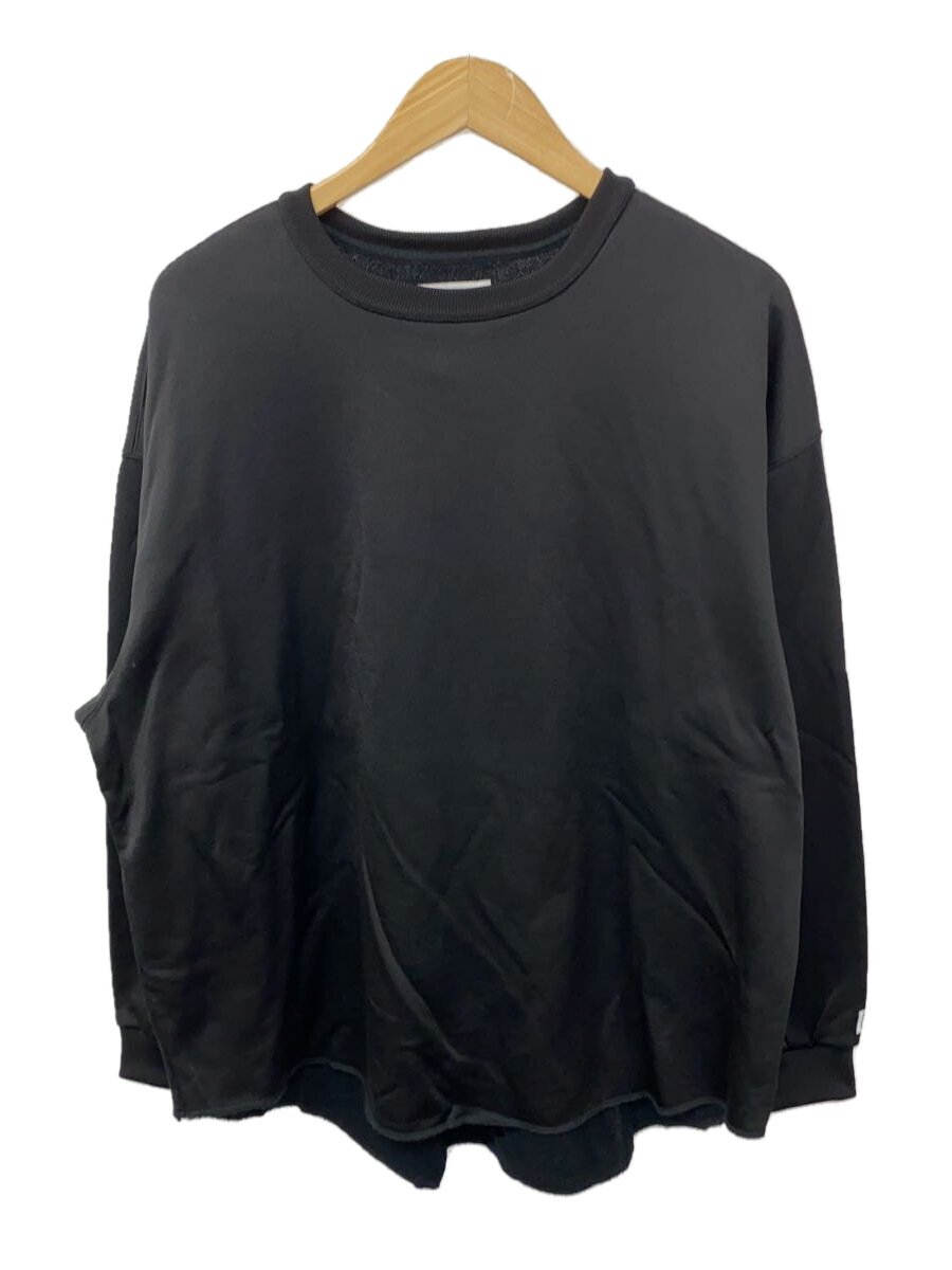 【中古】CALEE◆カットソー/M/ポリエステル/BLK/無地/MULTI WAY DROP SHOULDER L/S TEE【メンズウェア】