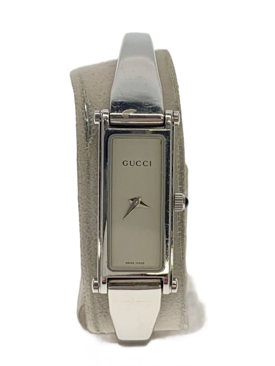 【中古】GUCCI◆クォーツ腕時計/アナログ/--/WHT/SLV/1500L//【服飾雑貨他】｜2ｎｄ STREET 店