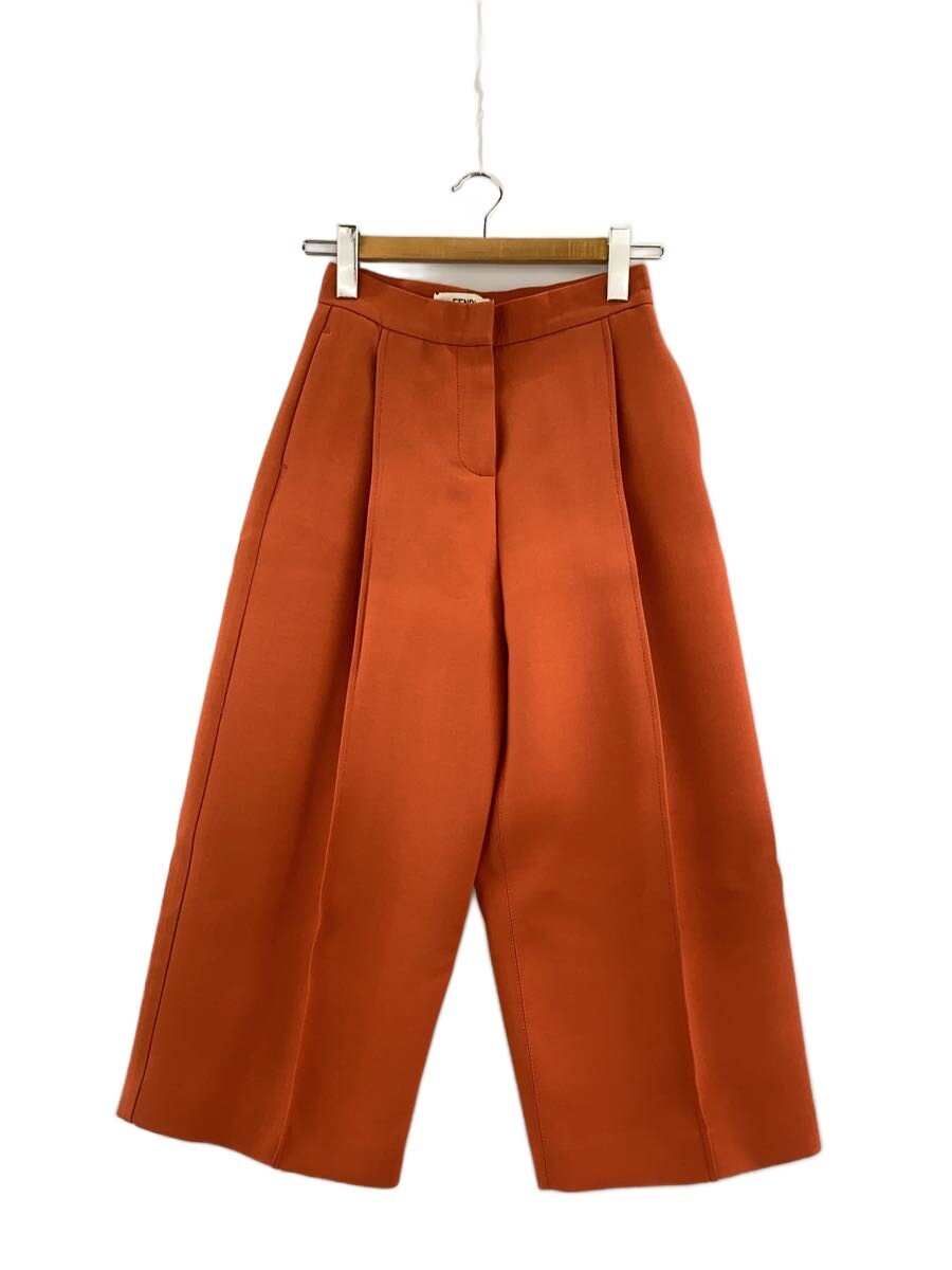 【中古】FENDI◆Cropped Tailored Trousers/ボトム/36/ウール/ORN/無地/FR6096 46R【レディースウェア】｜2ｎｄ STREET 店