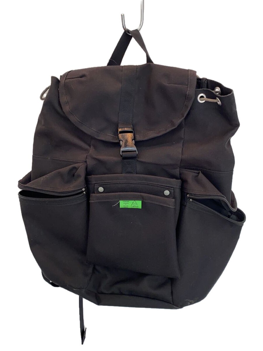 【中古】PORTER◆union背嚢/ナイロン/BLK【御徒面子】