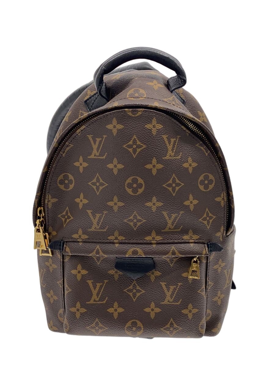 【中古】LOUIS VUITTON◆1)パームスプリングス・バックパックPM_モノグラム・マカサー/PVC/ブラウン//【バッグ】｜2ｎｄ STREET 店 103,213円