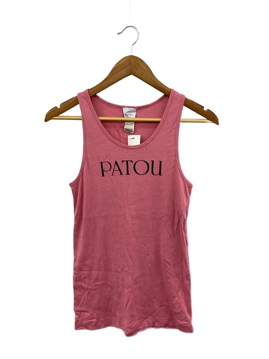 【中古】PATOU◆オーガニックコットンパトゥロゴタンクトップ/ティーシャツ/M/--/PNK/無地/JE0159994421P【レディース御召しもの】