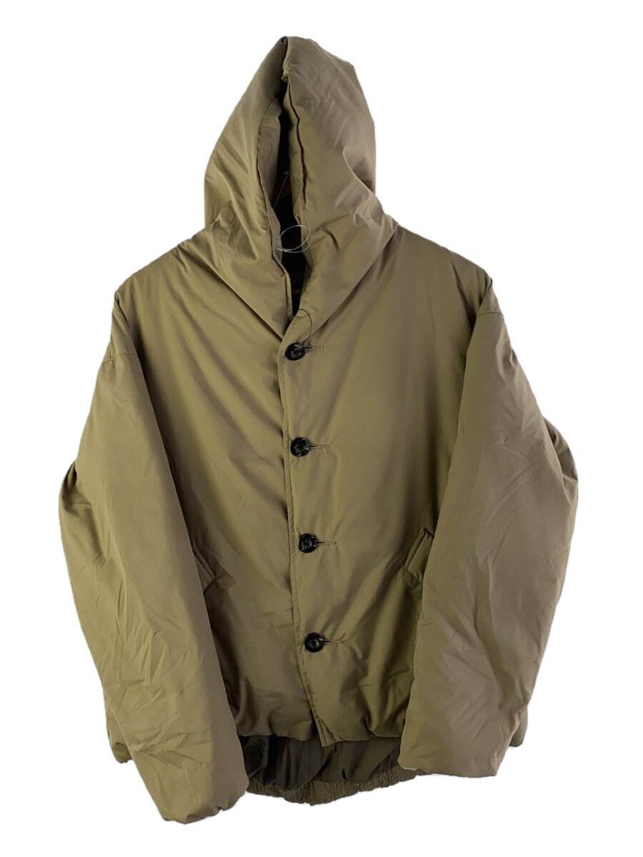 【中古】THE LOFT LABO◆フーデッドショートダウンジャケット/1/ポリエステル/KHK/TL19FJK27【レディース御召しもの】