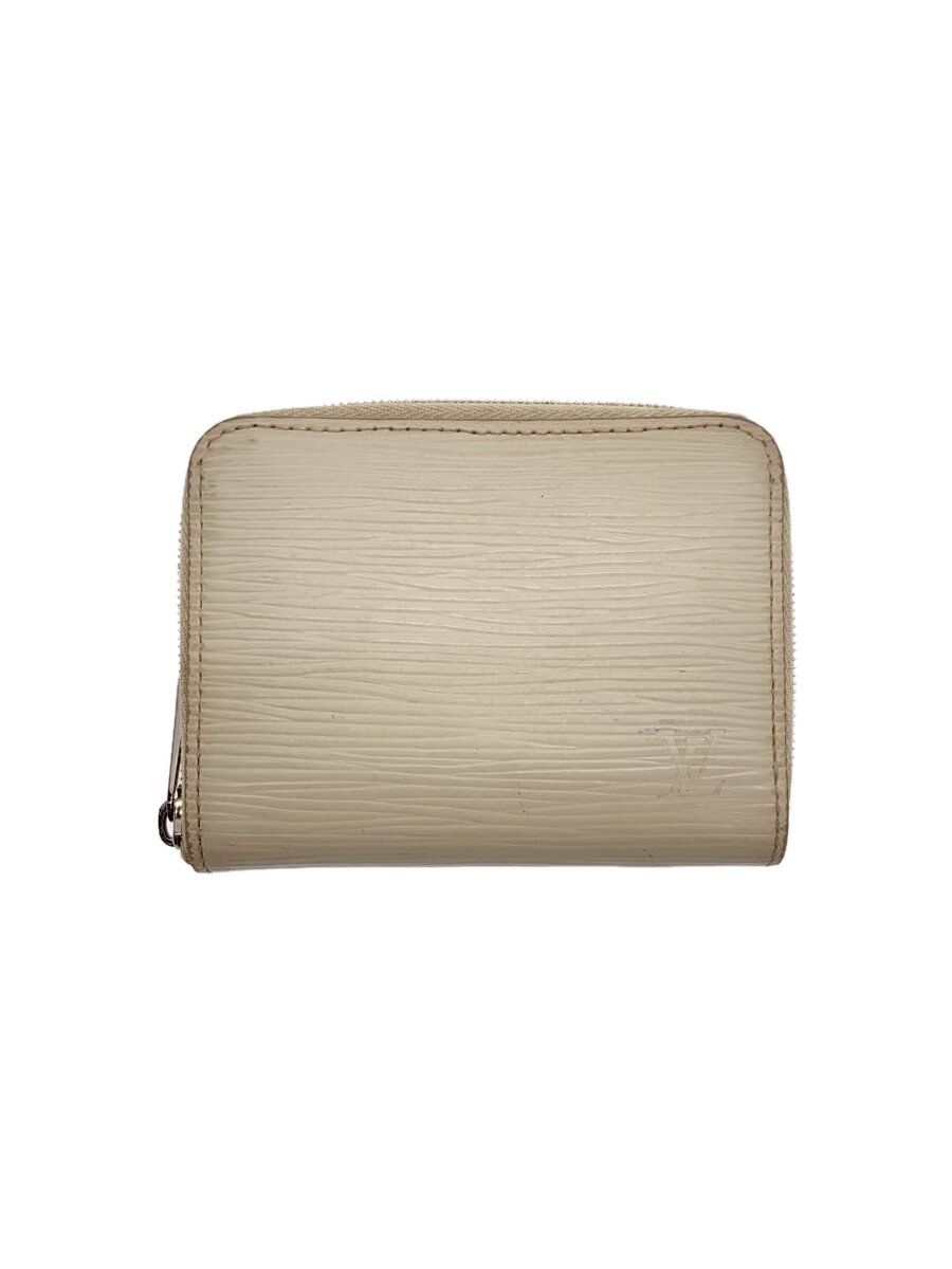 【中古】LOUIS VUITTON◆ジッピー・コインパース_エピ_WHT/レザー/WHT/レディース【服飾雑貨他】