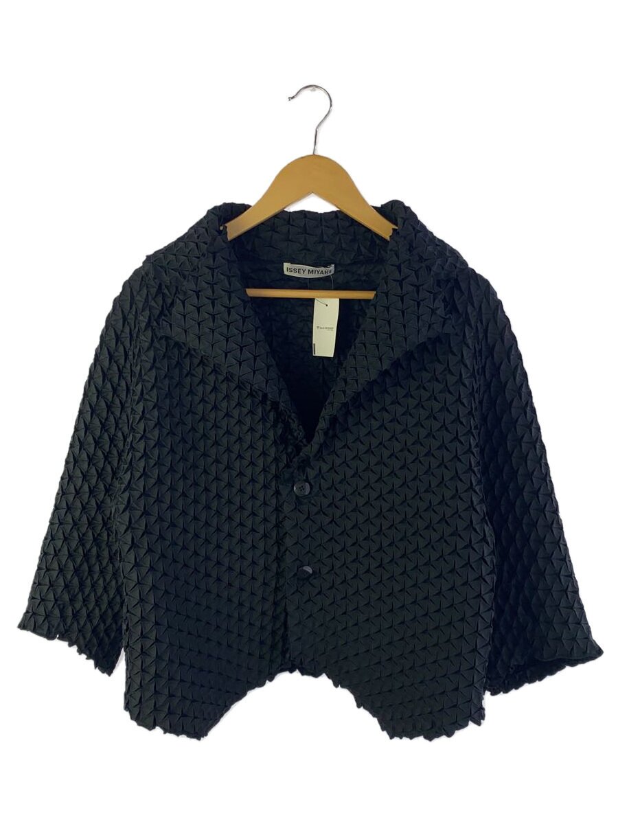 【中古】ISSEY MIYAKE◆16AW/3Dスチーム/ジャケット/2/ポリエステル/BLK/無地/IM63FD021【レディースウェア】｜2ｎｄ STREET 店