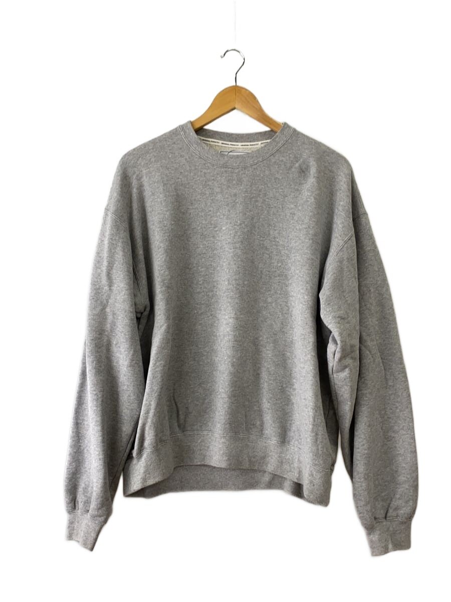 【中古】UNIVERSAL PRODUCTS◆流汗/2/綿織物/GRY/無地/253-60101/Jumberca Sweat Crew Neck//【メンズウェア】