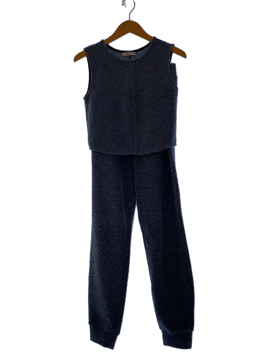 【中古】CLANE◆24SS/LATCH PILE SET UP/1/ポリエステル/BLU/16112-5152//【レディース御召しもの】