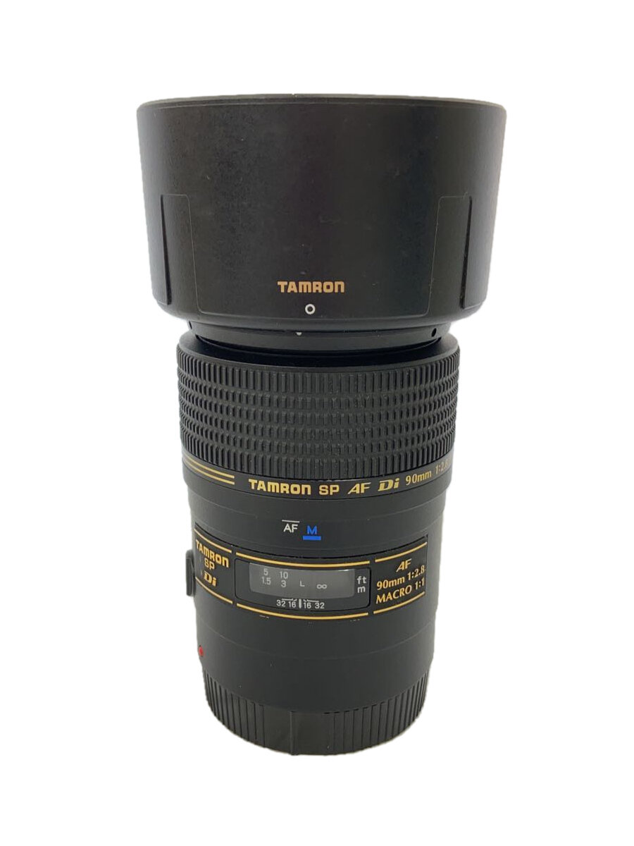 【中古】TAMRON◆水晶体 SP 90粍 F/2.8 Di MACRO 1:1 VC USD[キヤノン用]/旗がしら欠品【写真機】