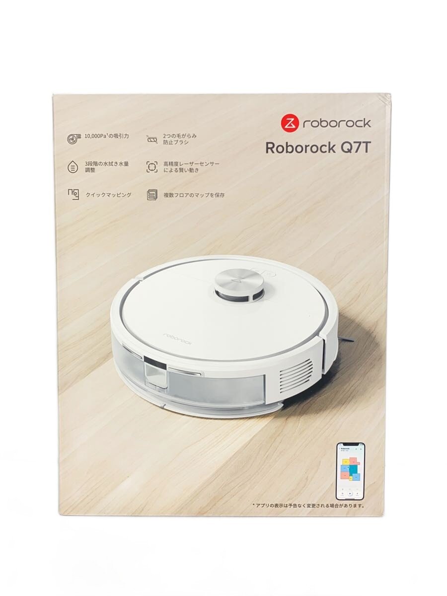 【中古】roborock◆Roborock Q7T/自動人形掃き出す機/RRA0TCP【家電・視覚性・オーディオ】