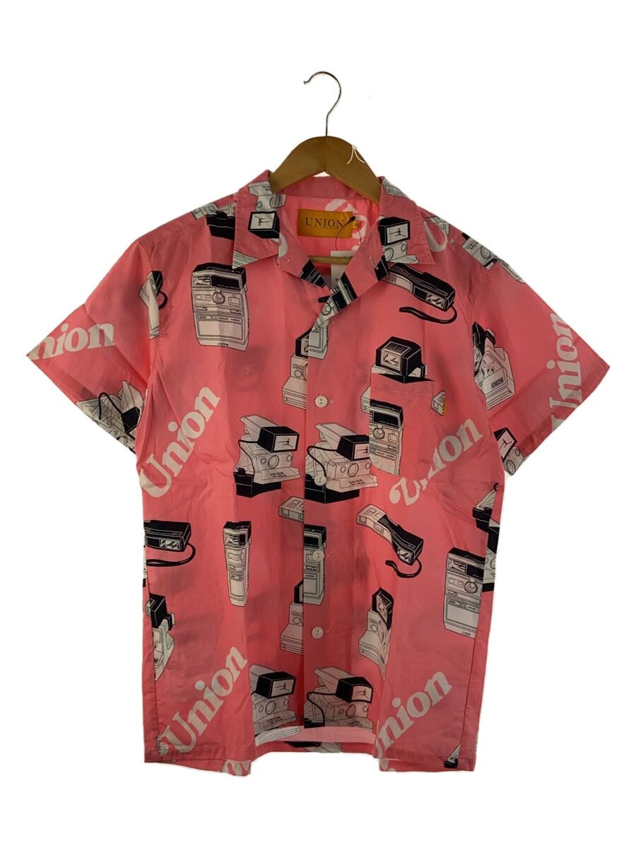 【中古】UNION◆半袖シャツ/2/コットン/PNK/総柄【メンズウェア】｜2ｎｄ STREET 店