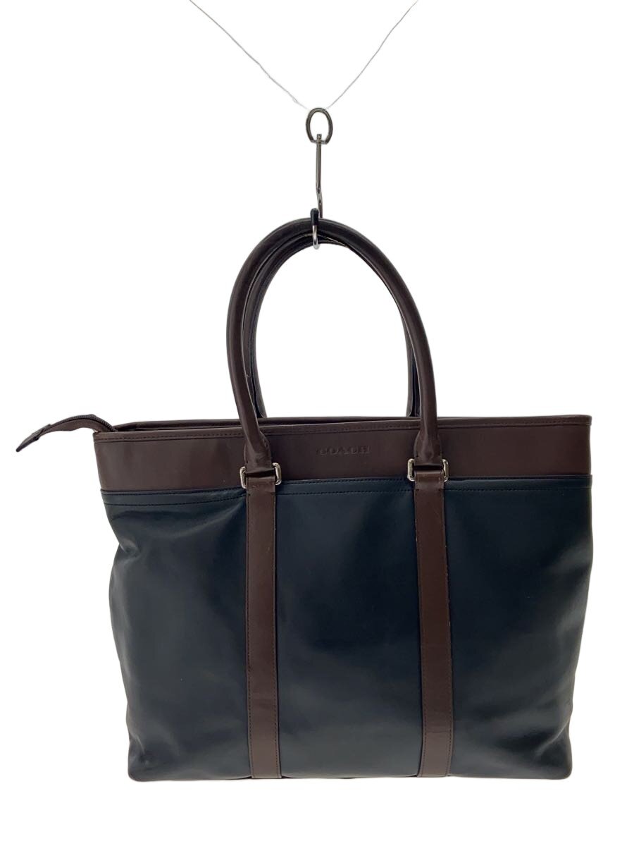 【中古】COACH◆トートバッグ/なめし革/BRW【御徒面子】