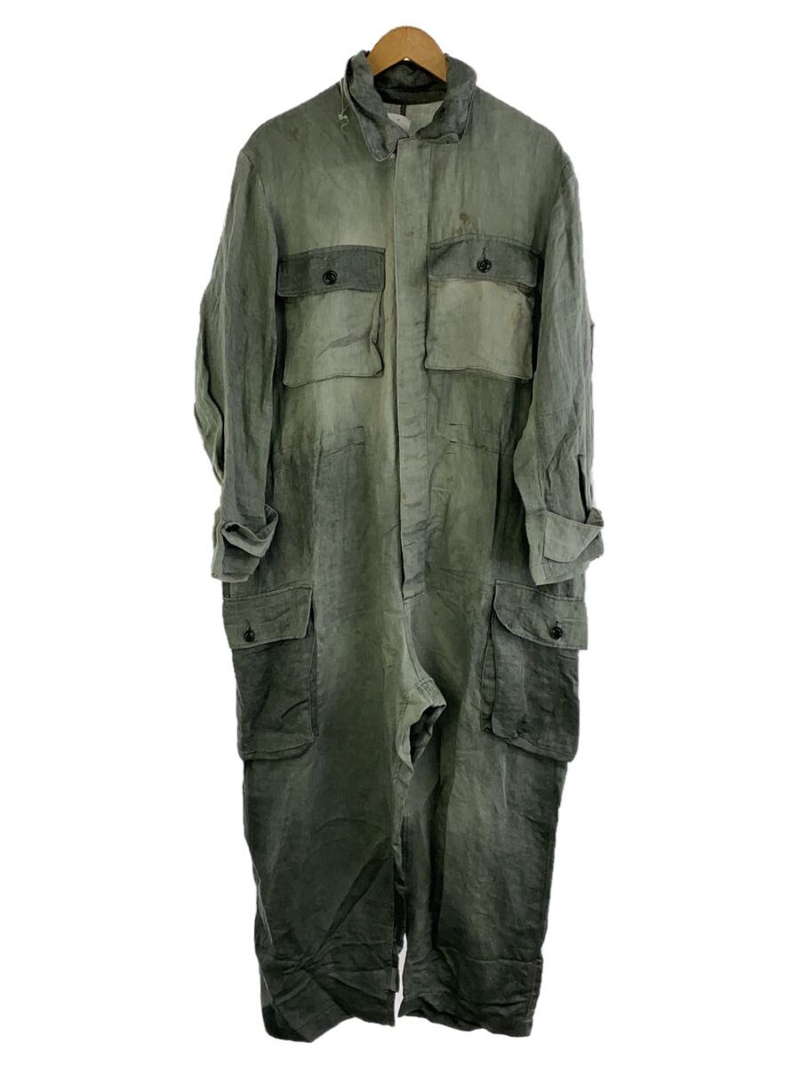 【中古】NEAT◆J/25SS/LYRIA DIRTY PRINT LINEN COTTON JUMPSUIT/M/リネン/KHK//【メンズウェア】