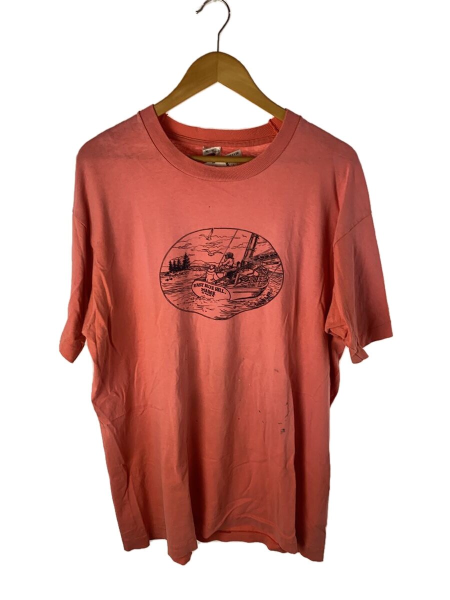 【中古】FRUIT OF THE LOOM◆90S/プルオーバー/XL/綿織物/PNK【メンズウェア】