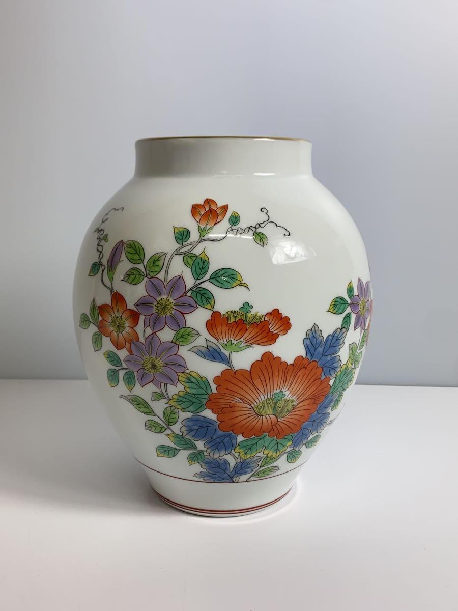 楽天市場】【中古】深川製磁 花瓶 金彩瑠璃牡丹 宮内庁御用達 有田焼