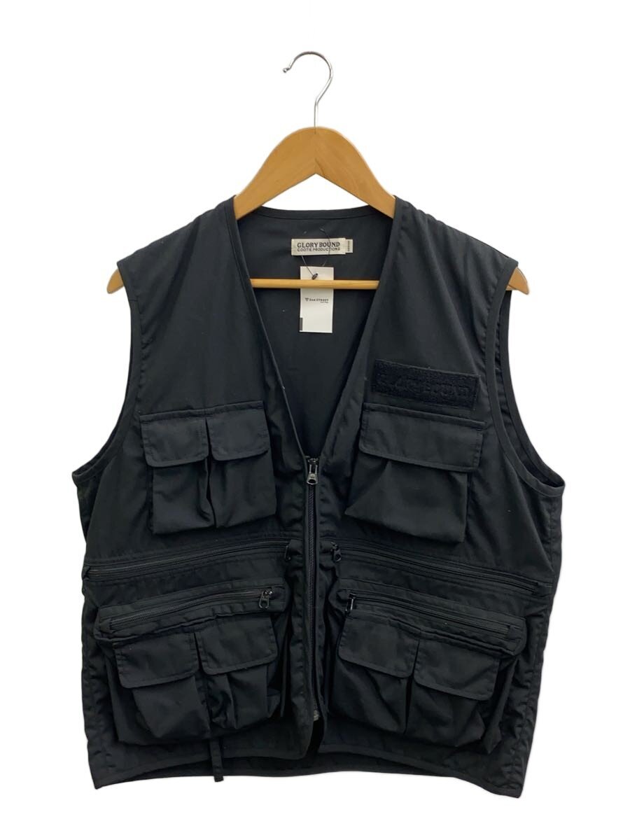 【中古】COOTIE◆T/C Utility Vest/より良い/M/ポリエステル/黒いこと/CTE-17A203/クーティー//【メンズウェア】