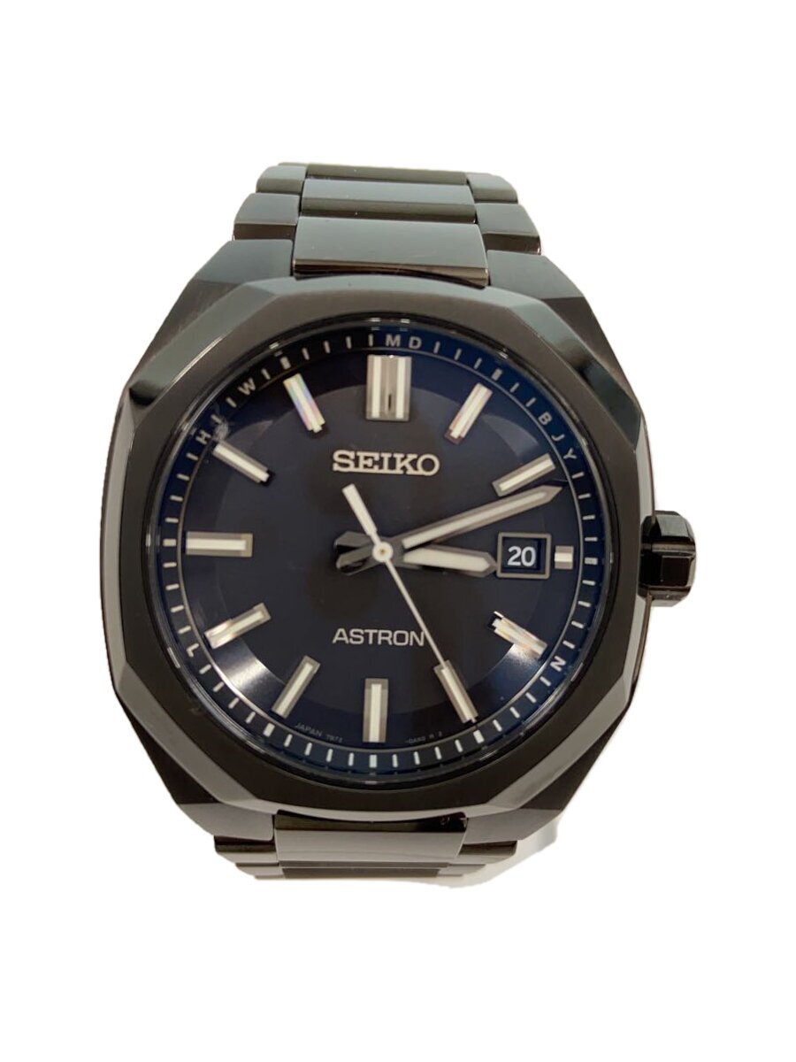 【中古】SEIKO◆ウォッチ/アナログ/BLK/BLK/7B72-0AF0【服飾雑貨他】