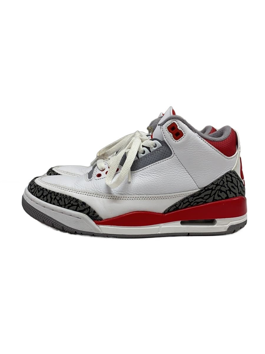 【中古】NIKE◆AIR JORDAN 3 RETRO OG_エアジョーダン 3 レトロ OG/25.5糎/WHT【シューズ】