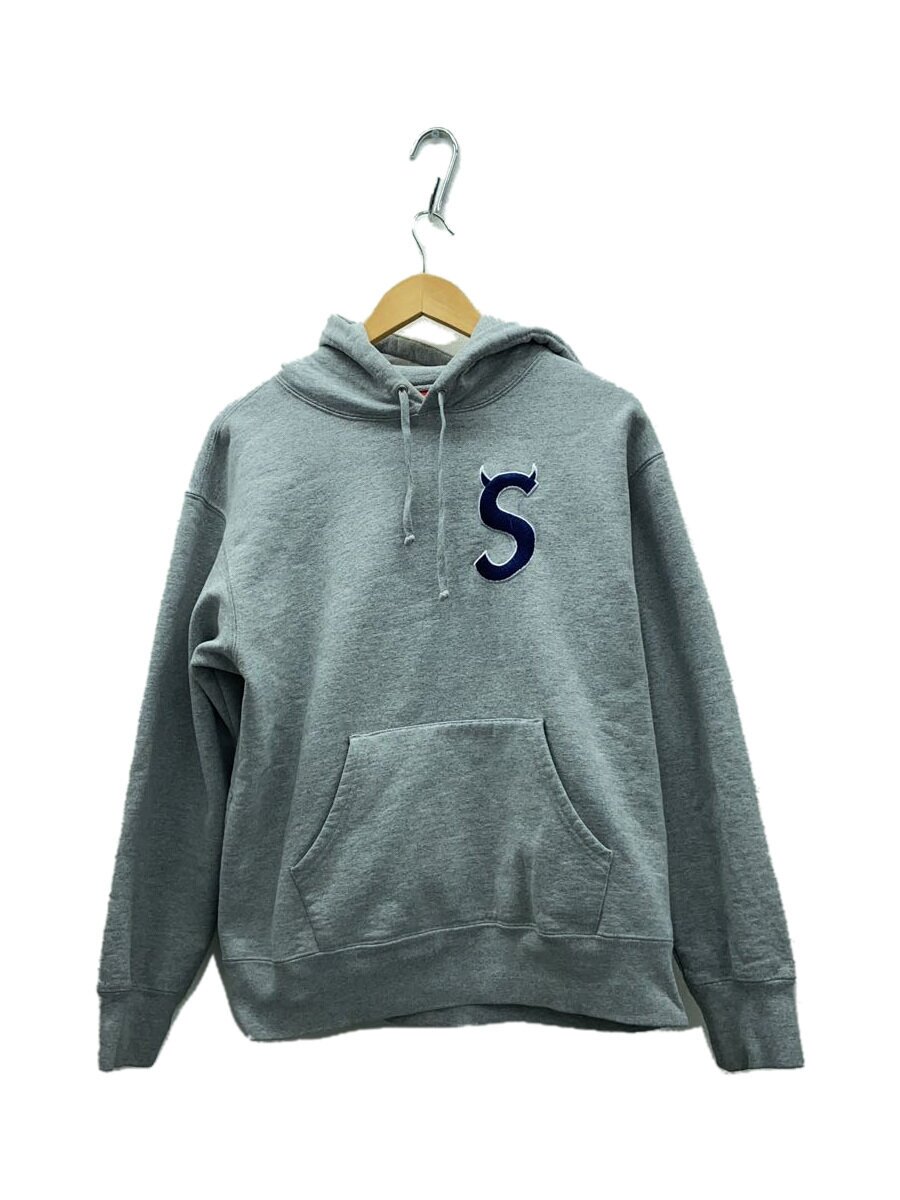 【中古】Supreme◆22aw/S Logo Hooded Sweatshirt/S/綿織物/GRY//【メンズウェア】