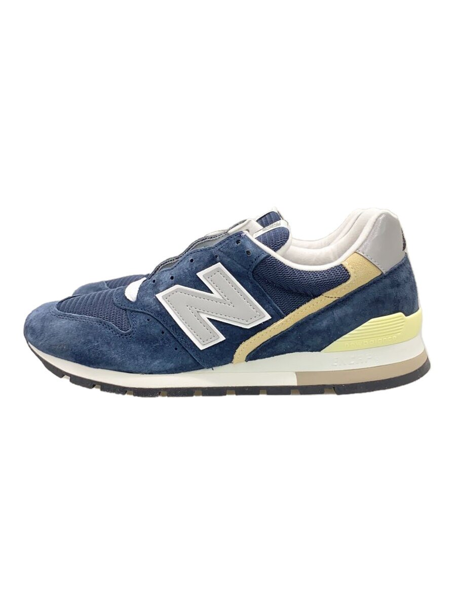 【中古】NEW BALANCE◆ローカットスニーカー/27.5糎/NVY/スウェード/U996NV【シューズ】
