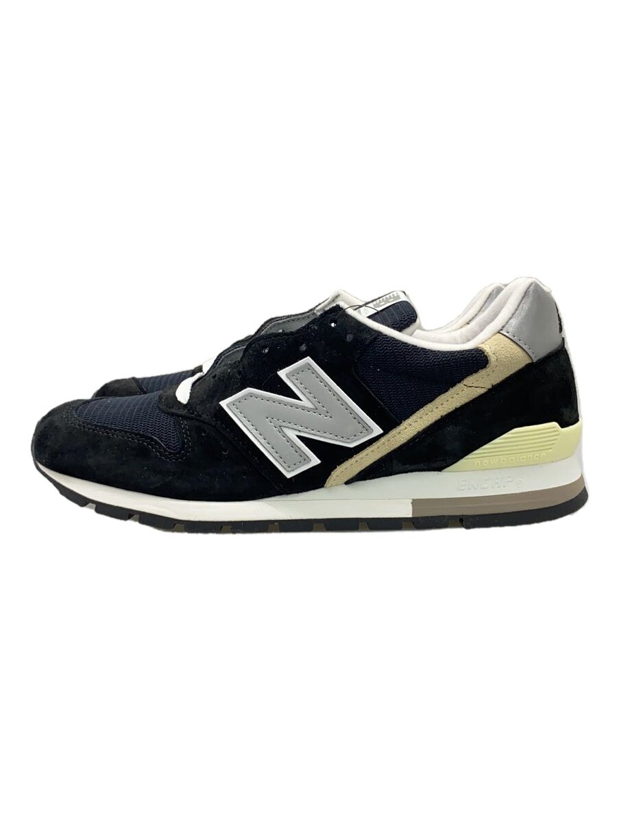 【中古】NEW BALANCE◆ローカットスニーカー/27.5糎/BLK/スウェード【シューズ】
