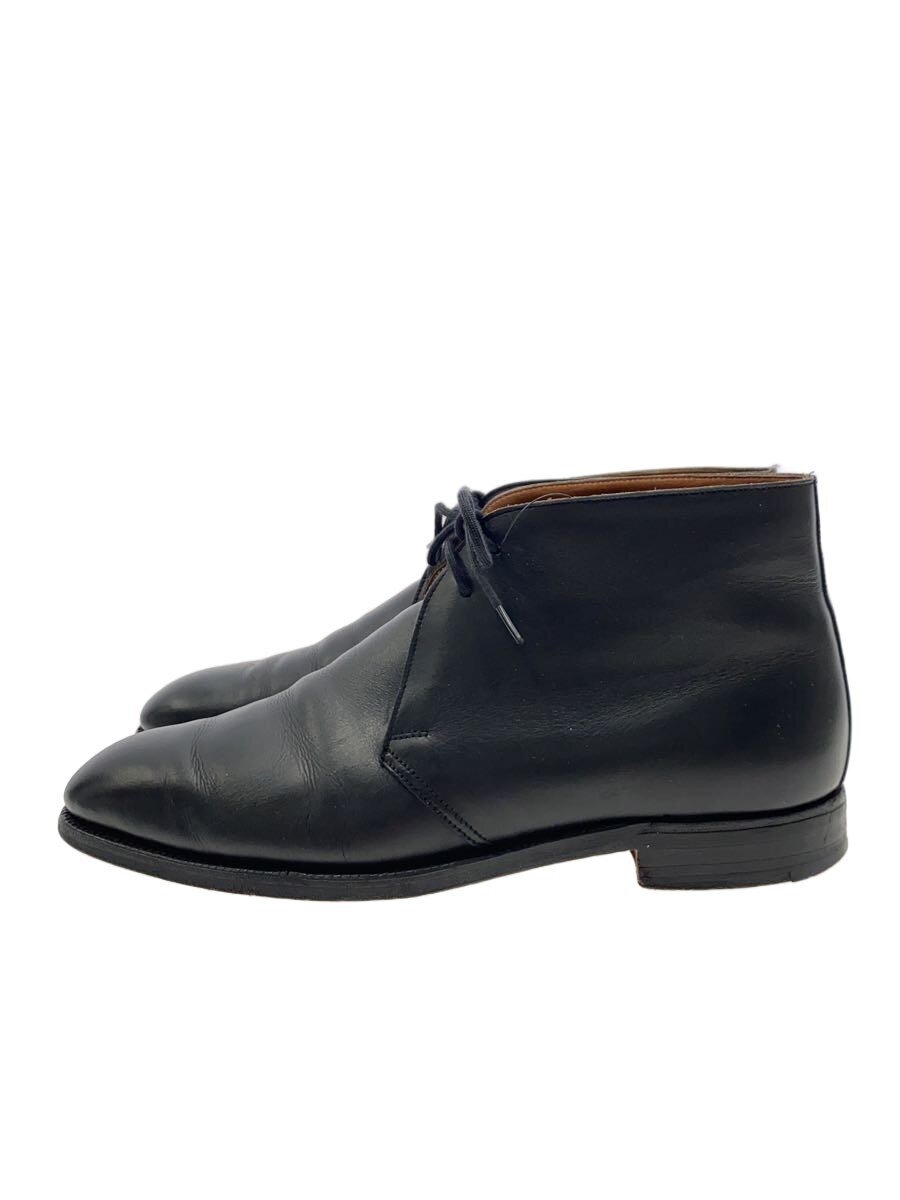【中古】CROCKETT&JONES◆WOBURN/チャッカブーツ/--/BLK/8723【シューズ】｜2ｎｄ STREET 店