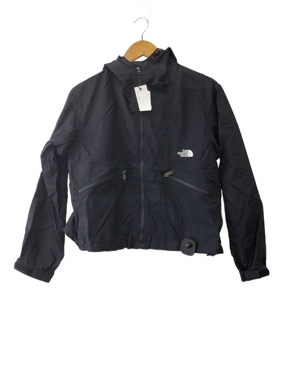 【中古】THE NORTH FACE◆SHORT COMPACT JACKET_ショートコンパクトジャケット/M/ナイロン/BLK//【レディースお召しもの】