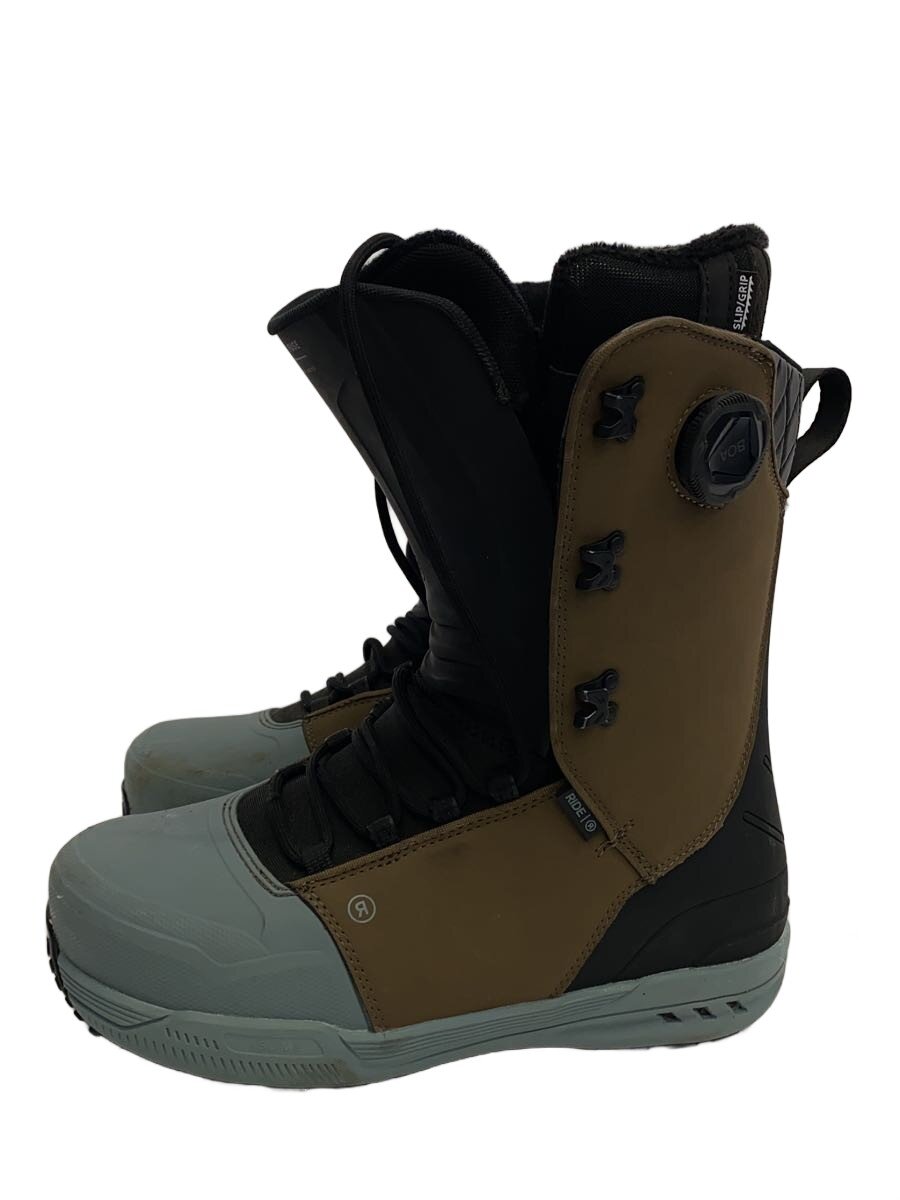 【中古】RIDE◆スノーボードブーツ/29糎/BOA/BRW【運動競技】 スノーボード用品-ブーツ