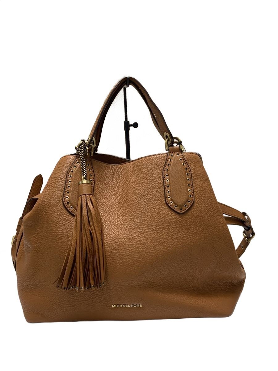 【中古】MICHAEL KORS◆トートバッグ/--/BRW/30H8BBNT3L//【御徒面子】