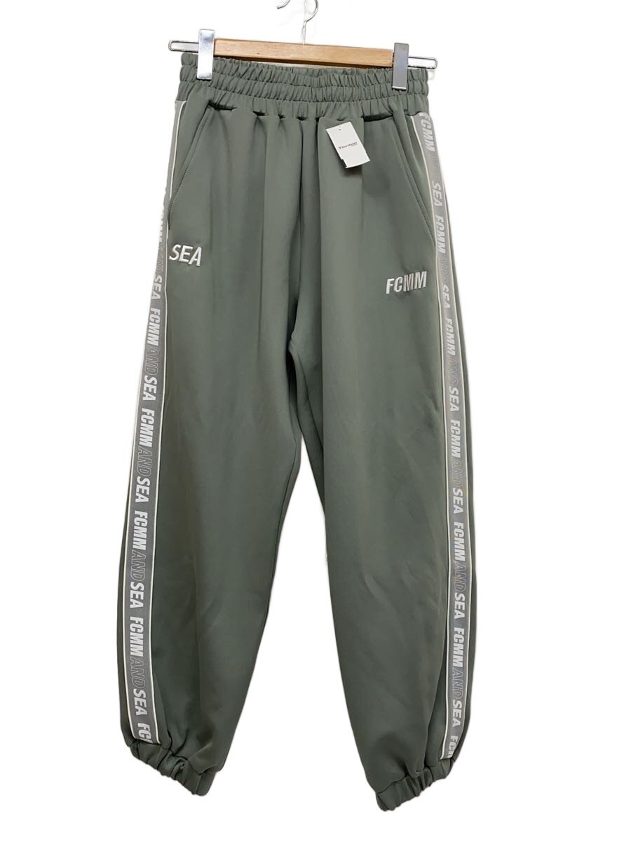 【中古】WIND AND SEA◆22SS/サイドライントラックパンツ/S/ポリエステル/緑であること/WDS-FCMM-05【メンズウェア】