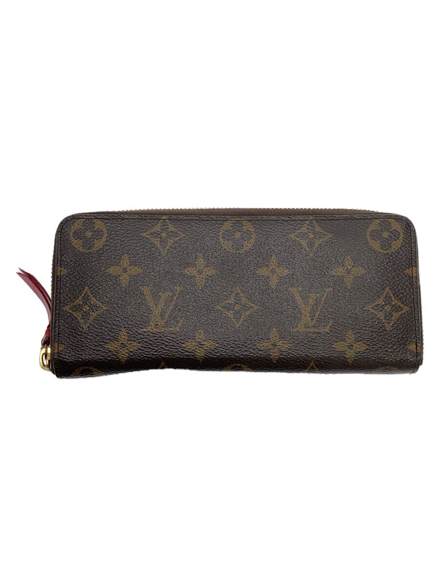 【中古】LOUIS VUITTON◆ポルト・フォイユ・クレマンス_モノグラム・キャンバス_BRW_フューシャ/PVC/BRW/レディース【服飾雑貨他】｜2ｎｄ STREET 店