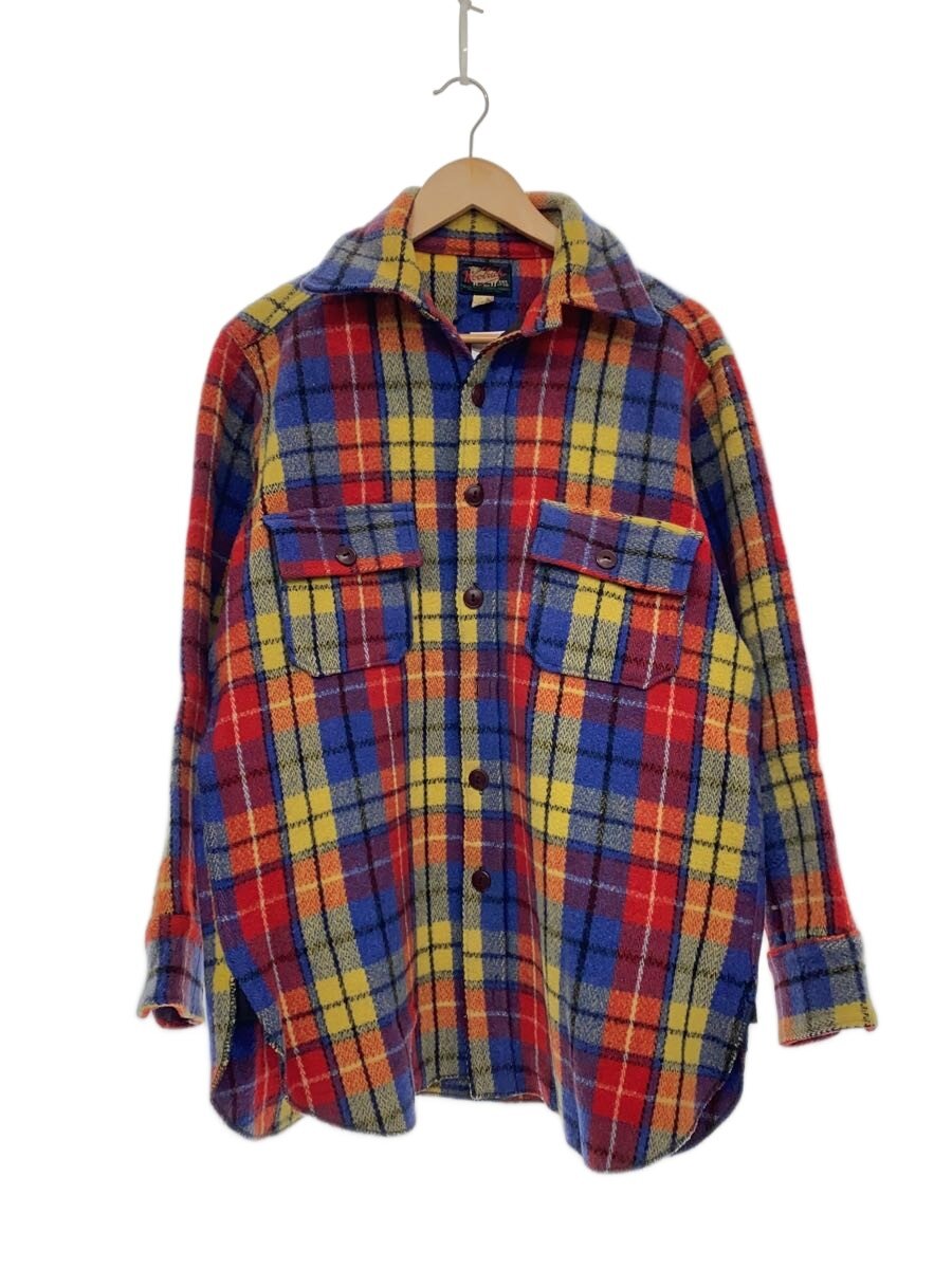 【中古】Woolrich◆長袖シャツ/--/ウール/RED【メンズウェア】|2nd STREET 店