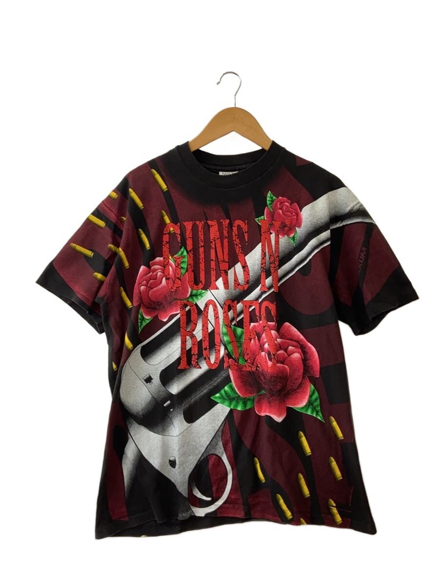 【中古】WILD OATS◆90s/VT/公式的/Band/GUNS N ROSES/GUN AND ROSE OVP/L/不都合【メンズウェア】
