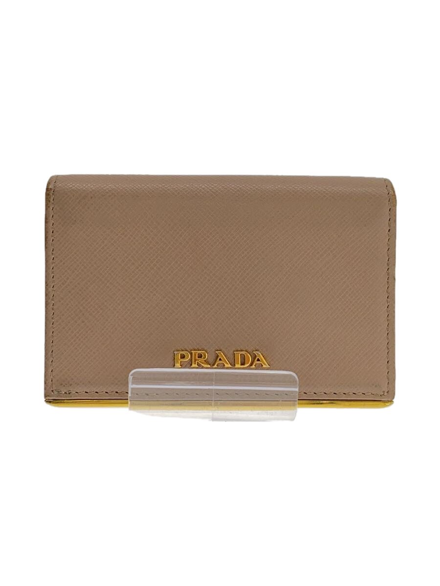 【中古】PRADA◆歌留多入れもの/サクラ色/無地/レディース/1mc122【服飾雑貨他】