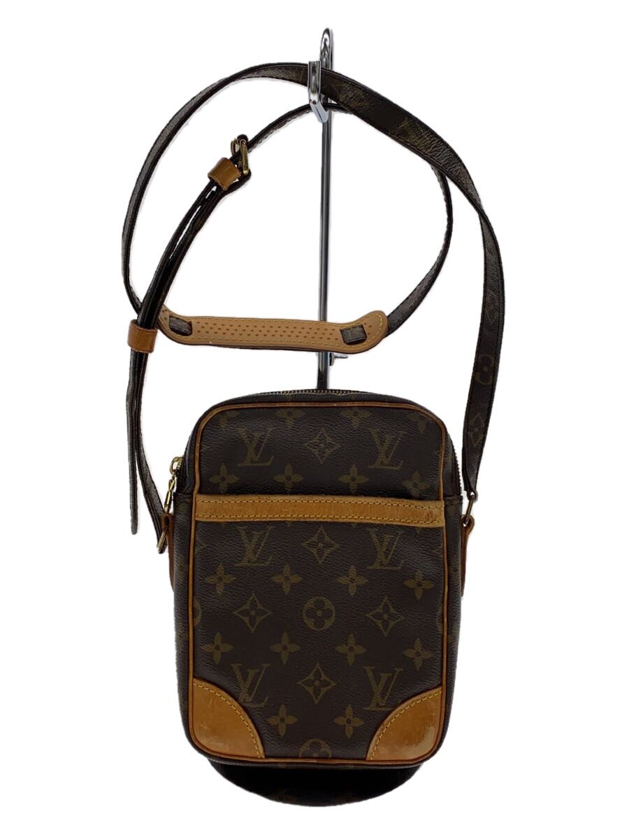 【中古】LOUIS VUITTON◆2)ダヌーブ_モノグラム・帆布_BRW/PVC/BRW/総柄【御徒面子】