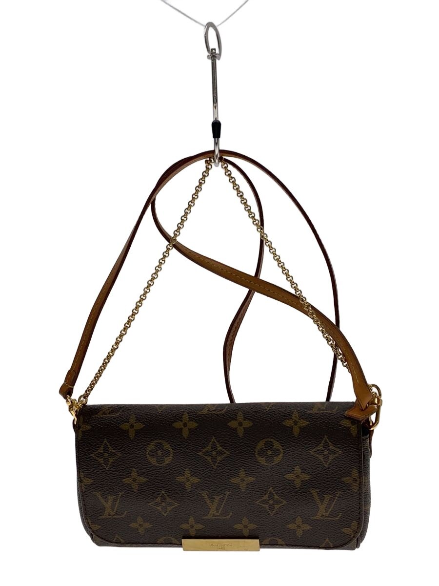 【中古】LOUIS VUITTON◆フェイボリットPM_モノグラム・帆布/PVC/BRW//【御徒面子】