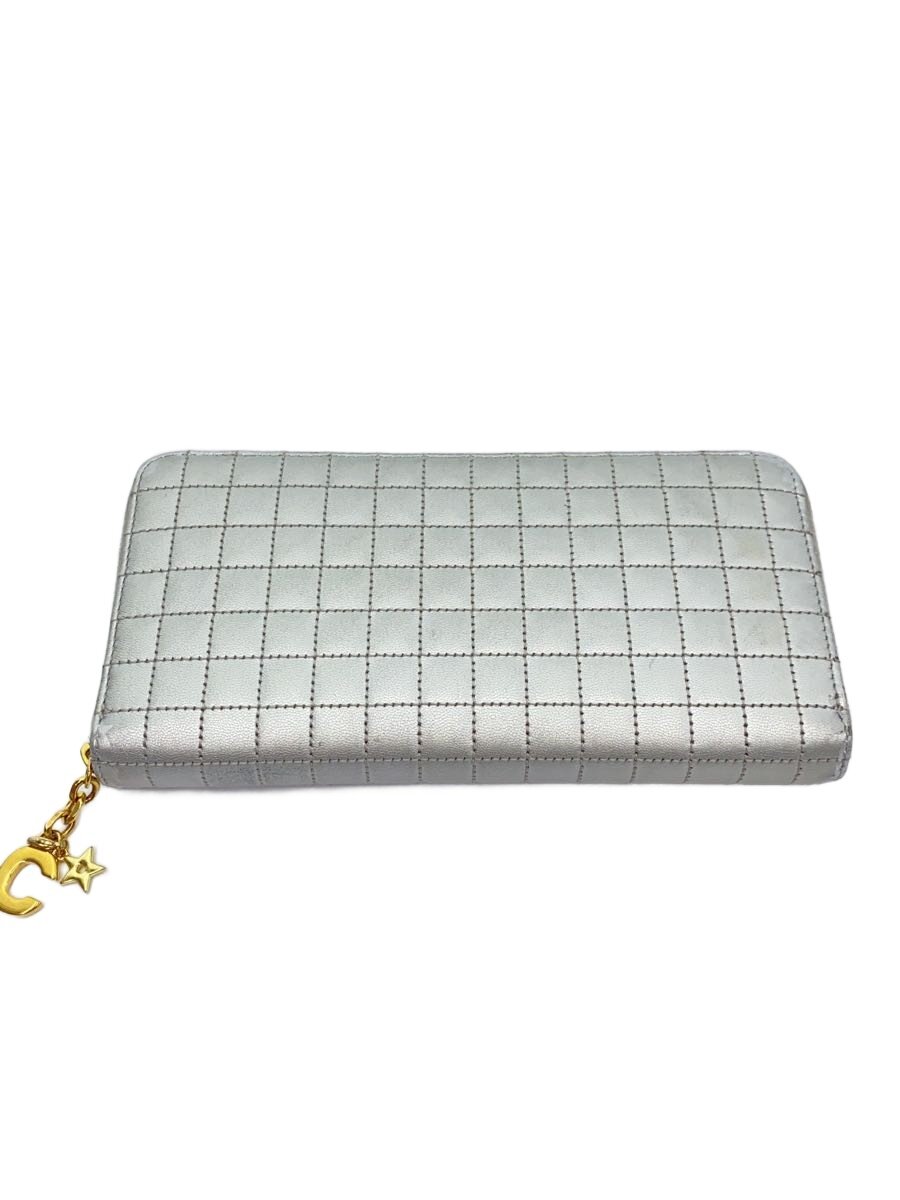 【中古】CELINE◆長札入れ/--/SLV/無地/レディース【服飾雑貨他】