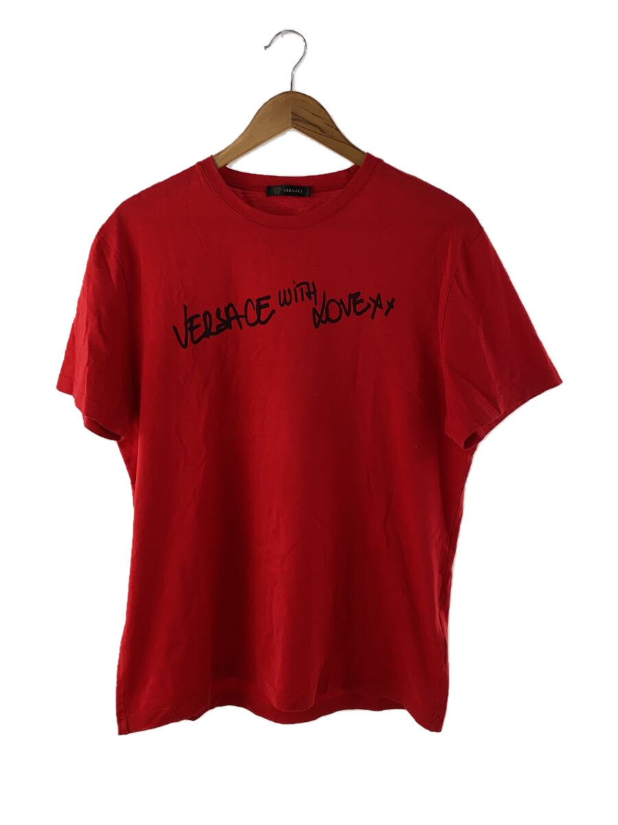 【中古】VERSACE◆プルオーバー/XL/綿織物/RED/052641298464//【メンズウェア】