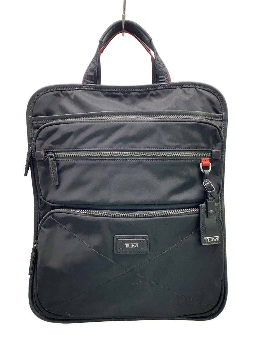 【中古】TUMI◆御徒面子/ナイロン/BLK/無地【御徒面子】