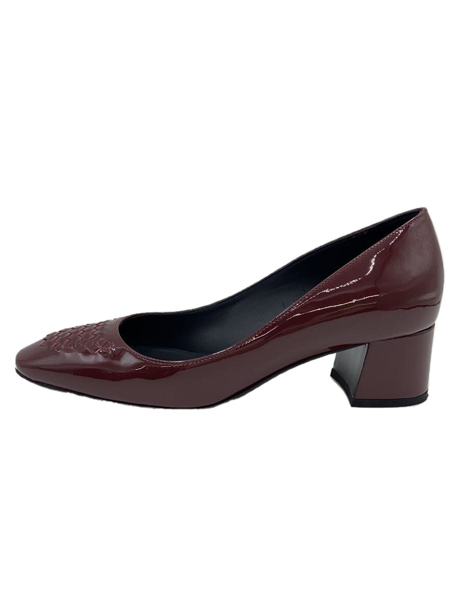 【中古】BOTTEGA VENETA◆パンプス/36.5/ボルドーワイン/430388【シューズ】
