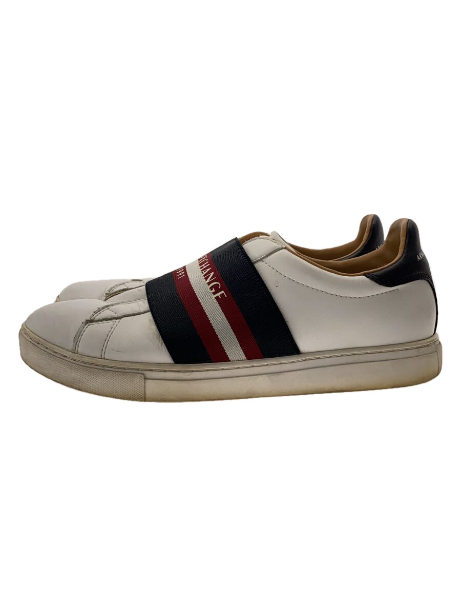 【中古】ARMANI EXCHANGE◆ローカットスニーカー/26糎/WHT//【シューズ】
