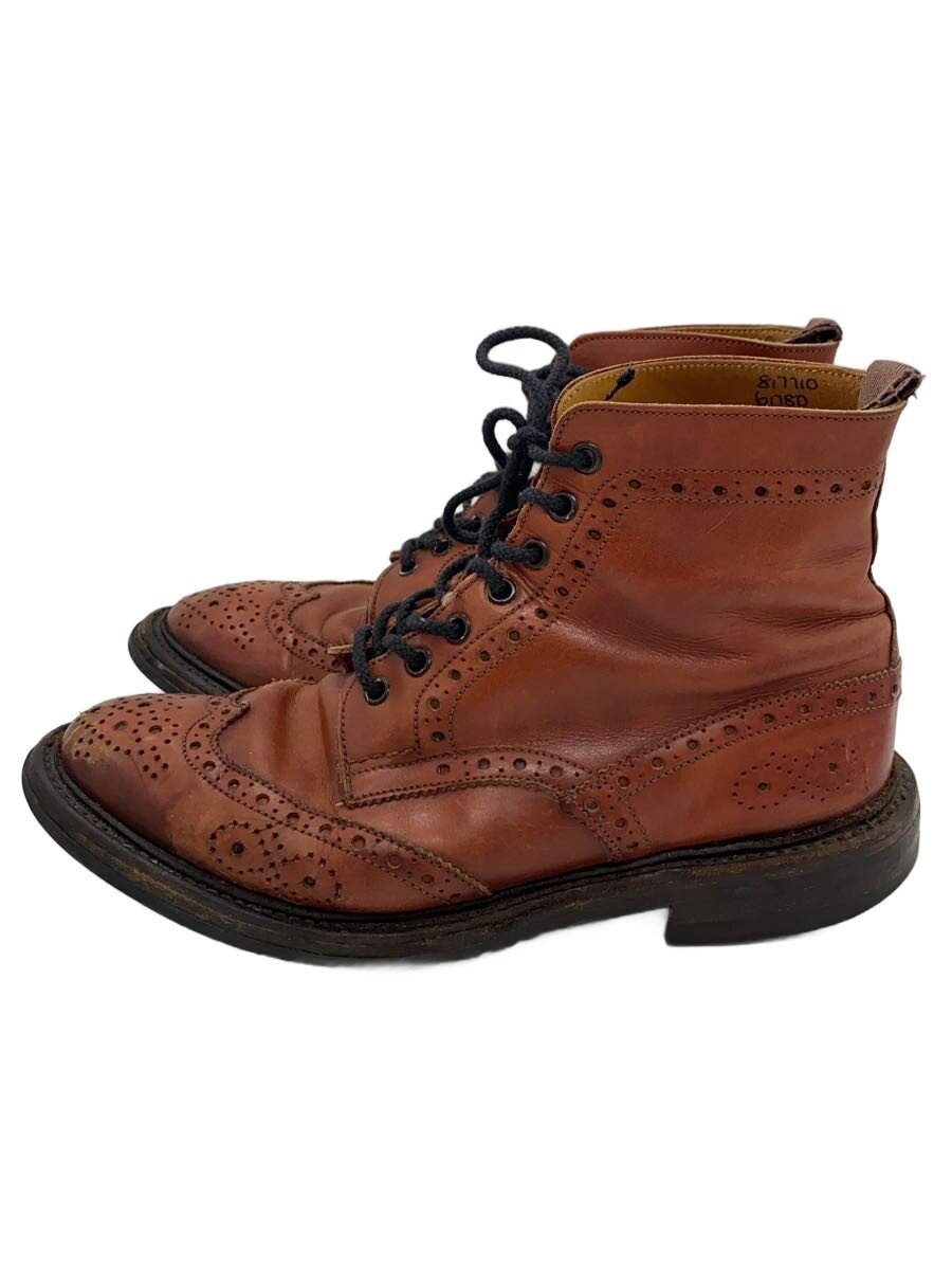 【中古】Tricker’s◆ブーツ/--/BRW/なめし革/モ-ルトン/物質の状態思いめぐらす【シューズ】