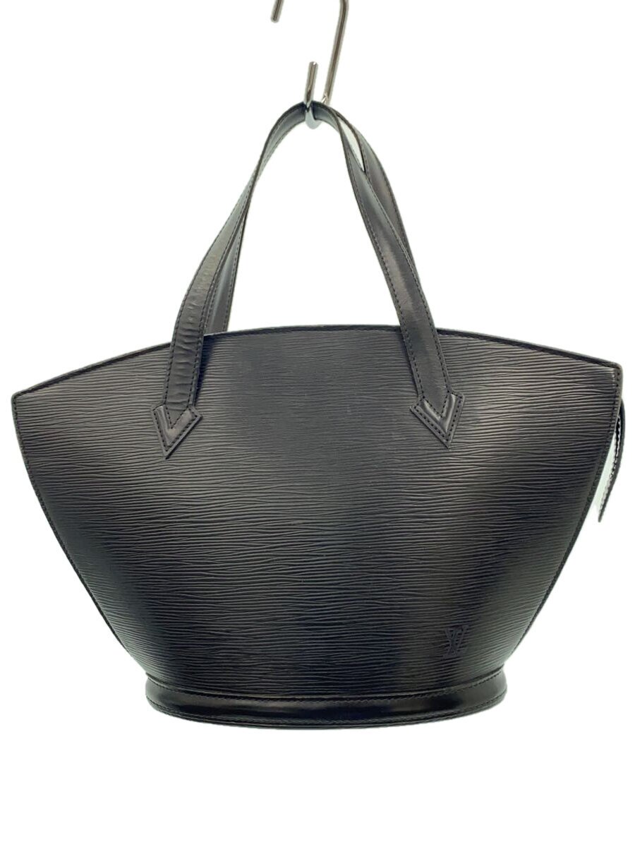 【中古】LOUIS VUITTON◆サンジャック_エピ_BLK/なめし革/BLK//【御徒面子】