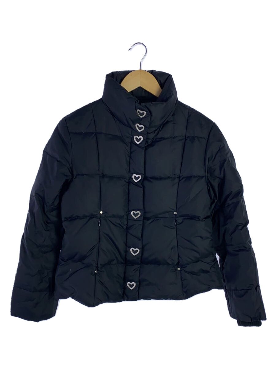 【中古】MOSCHINO◆上衣/40/ポリエステル/黒いこと/ハート形ひな型【レディース御召しもの】