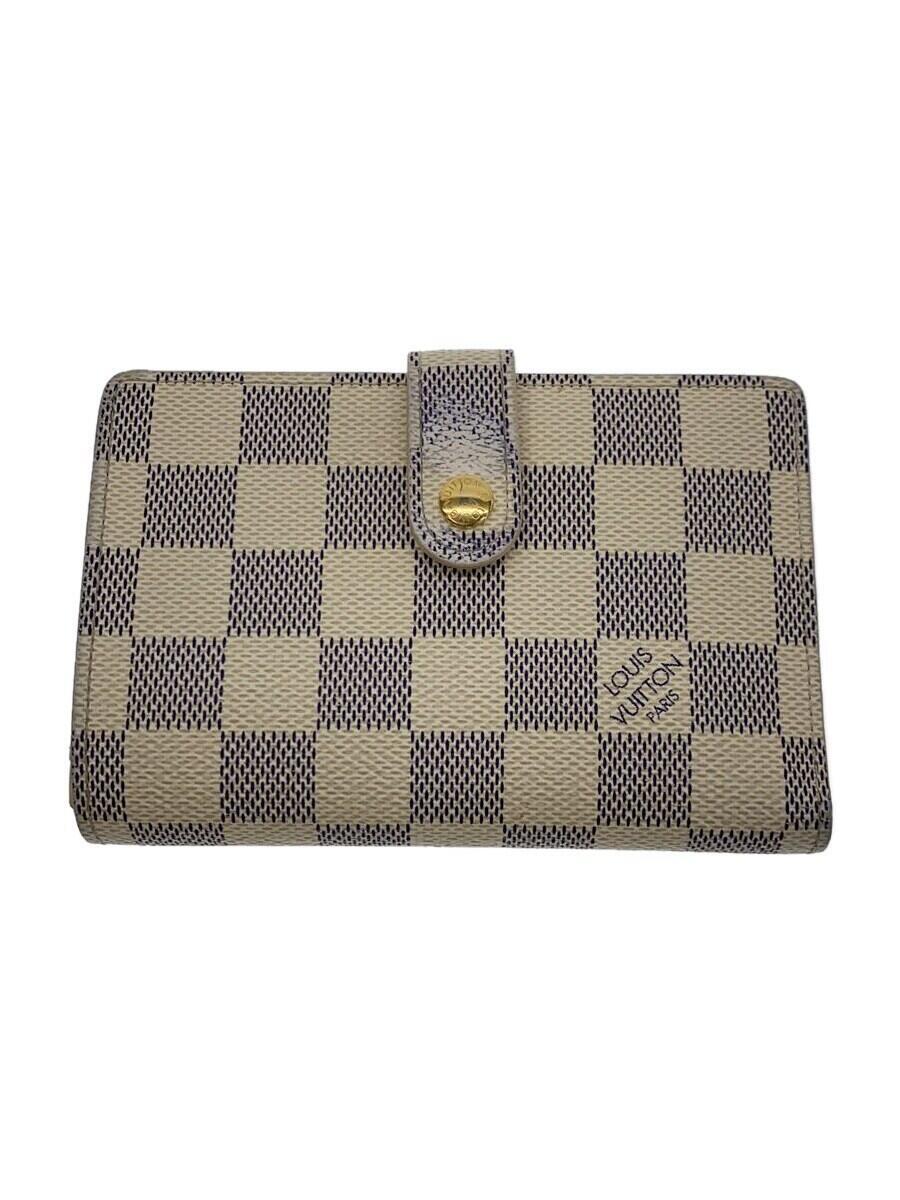 【中古】LOUIS VUITTON◆ポルト・フォイユ・ヴィエノワ_ダミエ・アズール_WHT/PVC/WHT/総柄/レディース【服飾雑貨他】｜2ｎｄ STREET 店