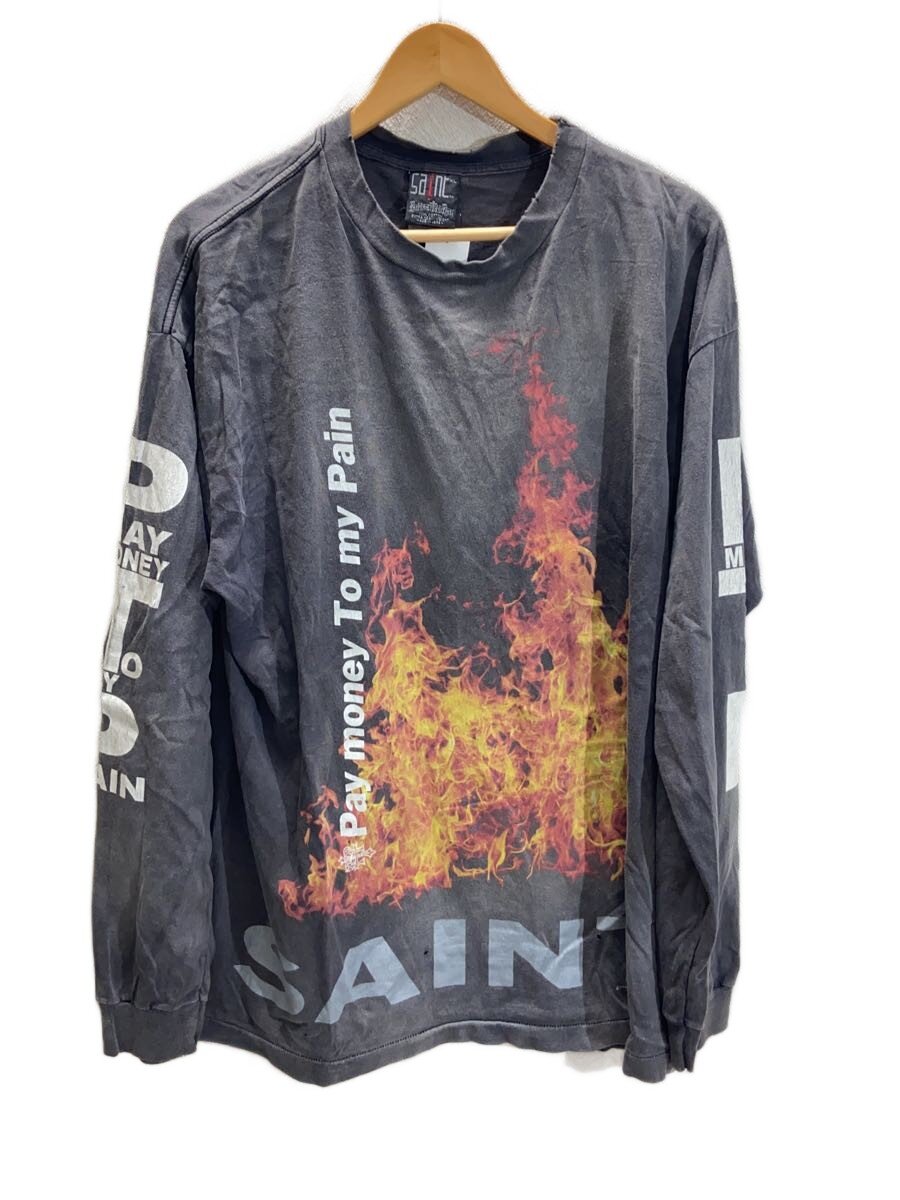 【中古】SAINT MICHAEL◆長袖プルオーバー/L/綿織物/SAINT MICHAEL×Pay money To my Pain【メンズウェア】