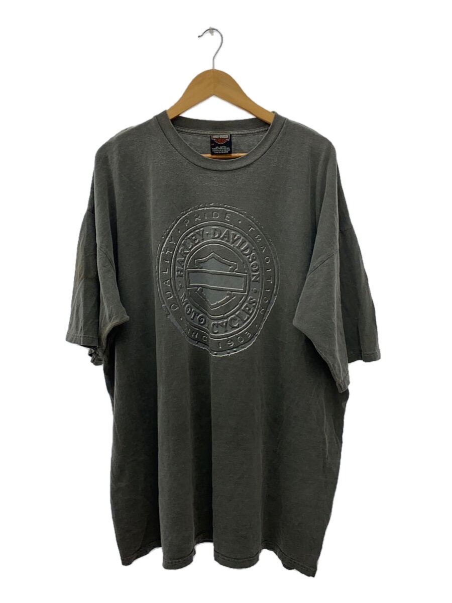 【中古】HARLEY DAVIDSON◆プルオーバー/2L/綿織物/GRY【メンズウェア】