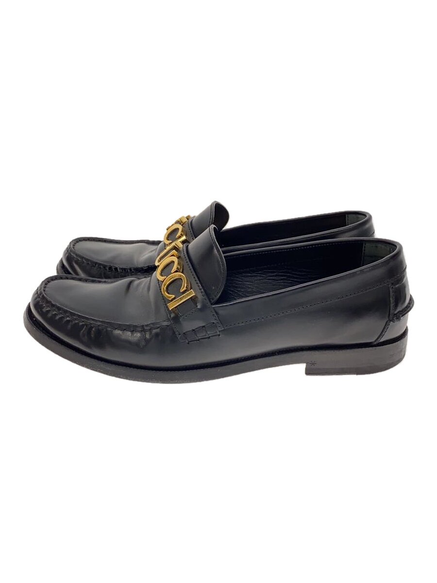 【中古】GUCCI◆置き目毛皮/UK8.5/BLK/699644【シューズ】